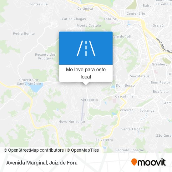 Avenida Marginal mapa