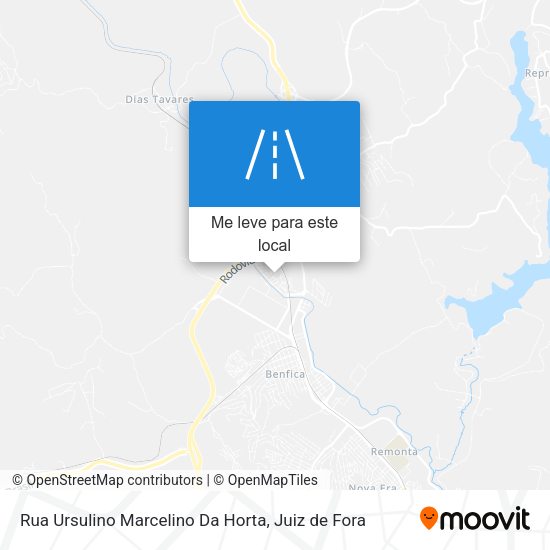 Rua Ursulino Marcelino Da Horta mapa