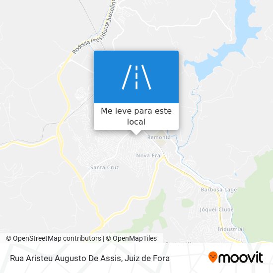 Rua Aristeu Augusto De Assis mapa