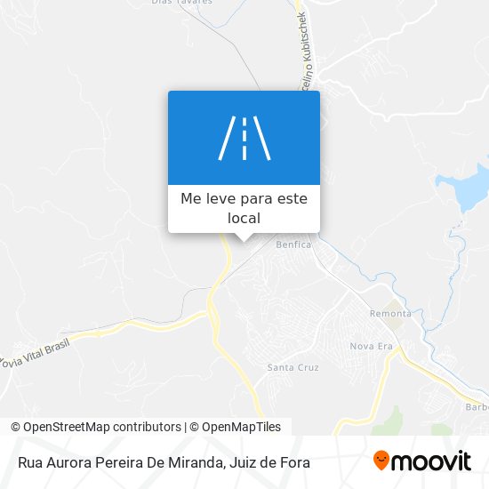 Rua Aurora Pereira De Miranda mapa