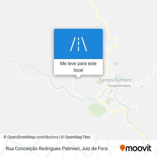 Rua Conceição Rodrigues Palmieri mapa