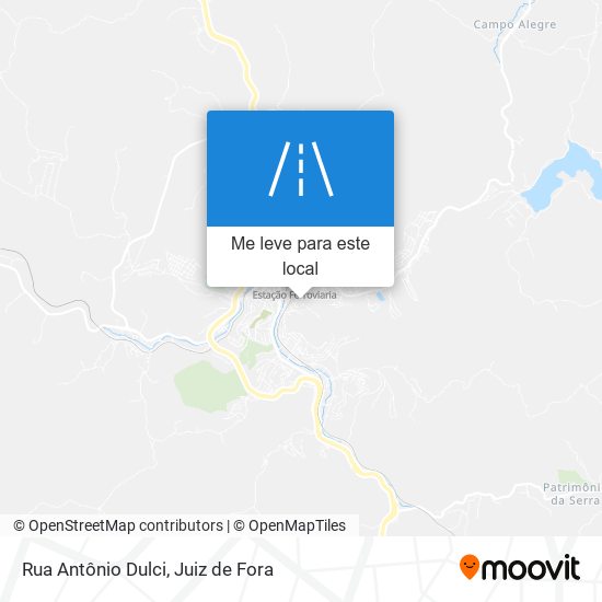 Rua Antônio Dulci mapa