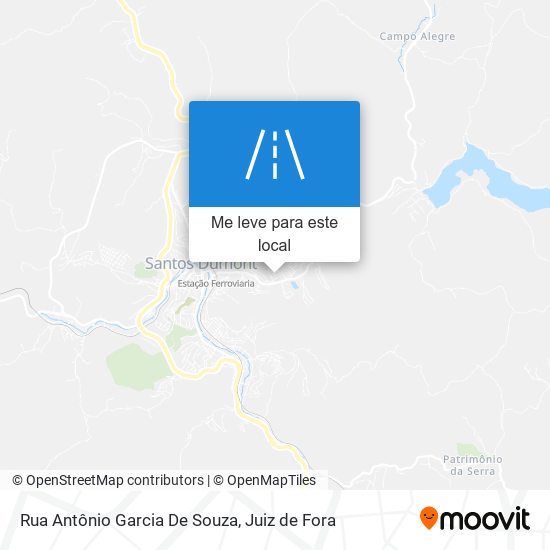 Rua Antônio Garcia De Souza mapa