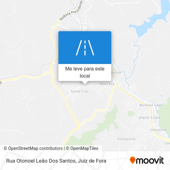 Rua Otonoel Leão Dos Santos mapa