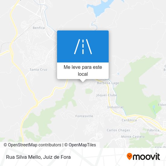 Rua Silva Mello mapa