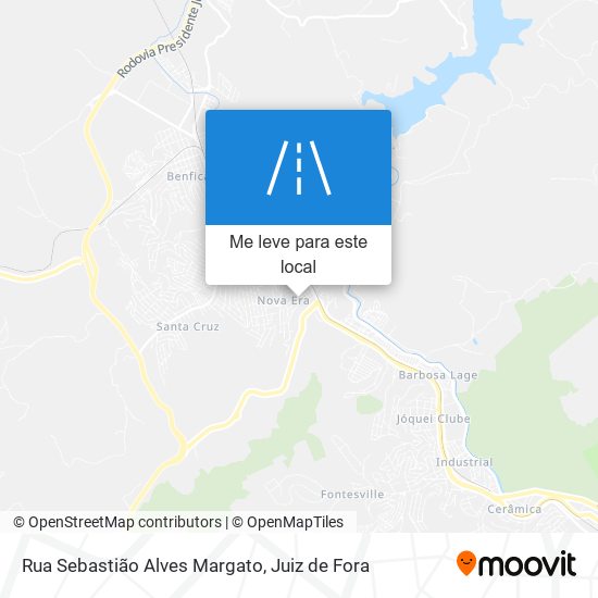 Rua Sebastião Alves Margato mapa