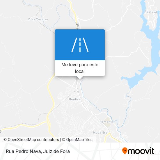 Rua Pedro Nava mapa