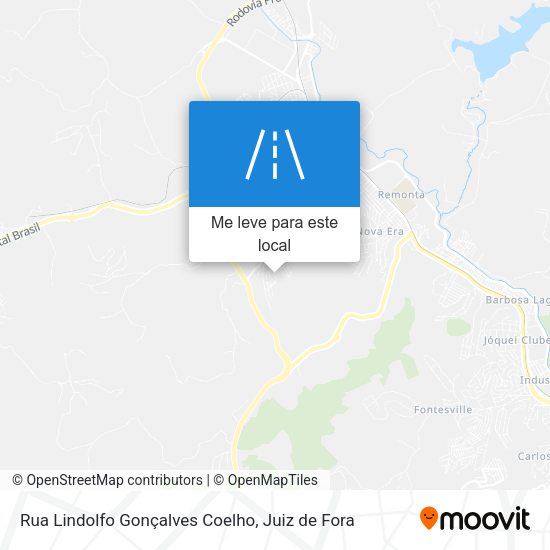 Rua Lindolfo Gonçalves Coelho mapa