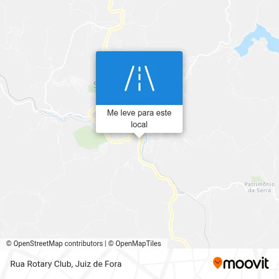 Rua Rotary Club mapa