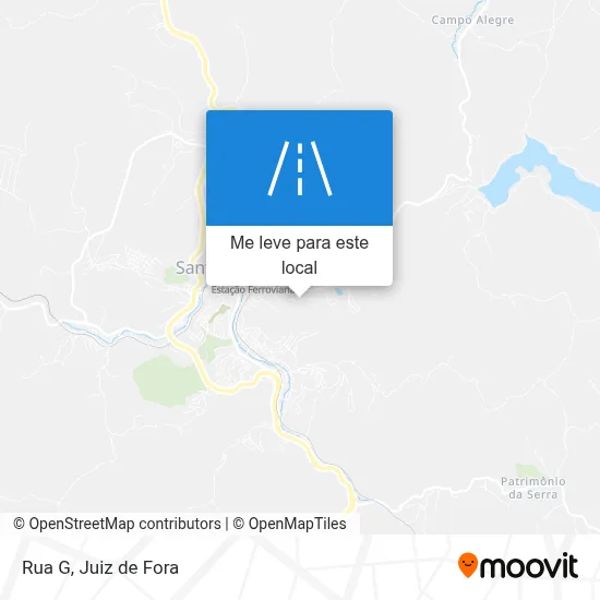 Rua G mapa