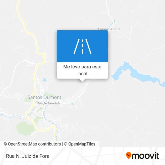 Rua N mapa