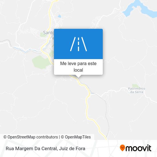 Rua Margem Da Central mapa