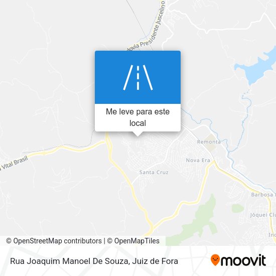 Rua Joaquim Manoel De Souza mapa