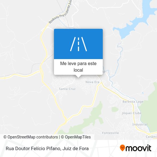 Rua Doutor Felício Pifano mapa