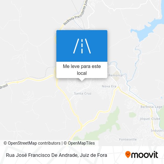 Rua José Francisco De Andrade mapa