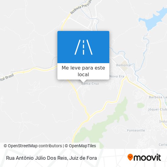 Rua Antônio Júlio Dos Reis mapa