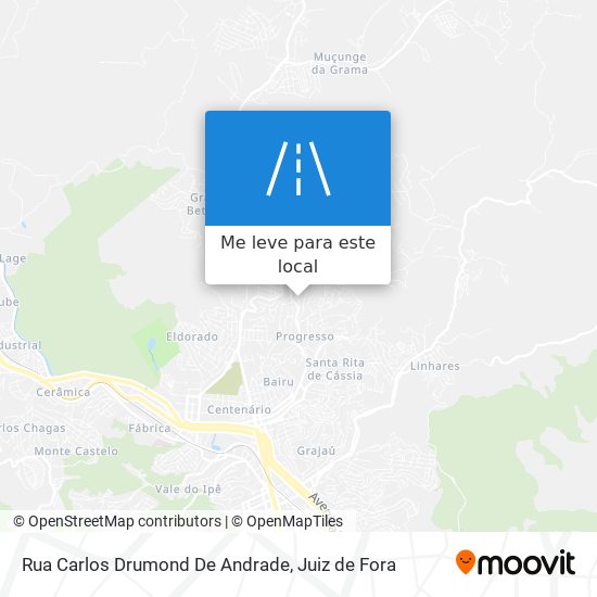 Rua Carlos Drumond De Andrade mapa