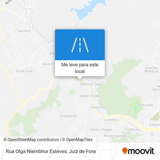 Rua Olga Niembhur Esteves mapa