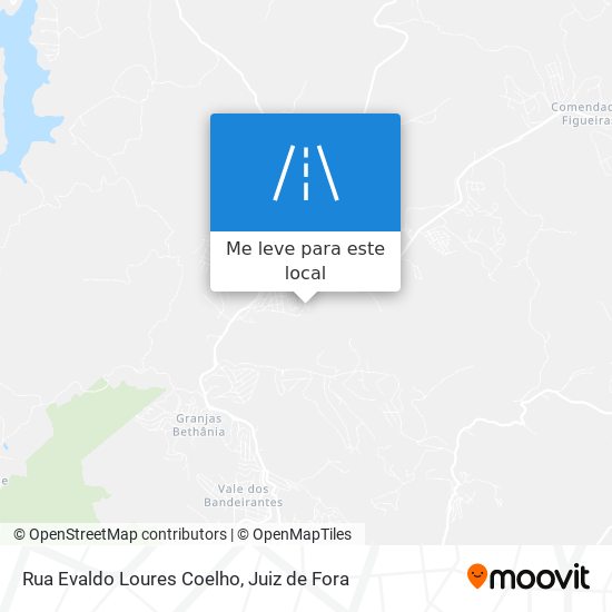 Rua Evaldo Loures Coelho mapa