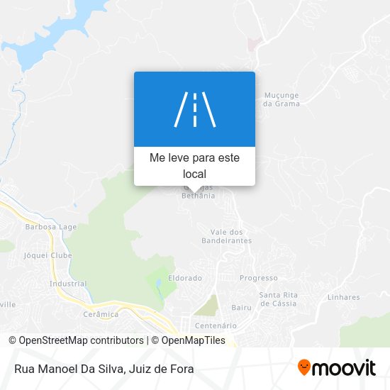 Rua Manoel Da Silva mapa