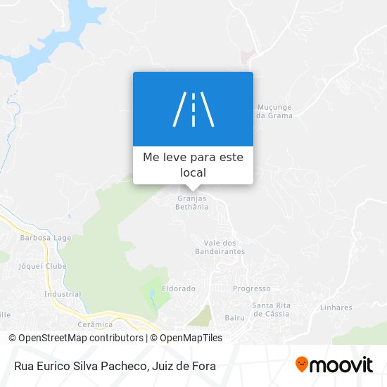 Rua Eurico Silva Pacheco mapa