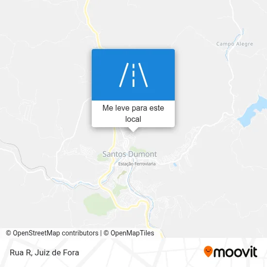 Rua R mapa