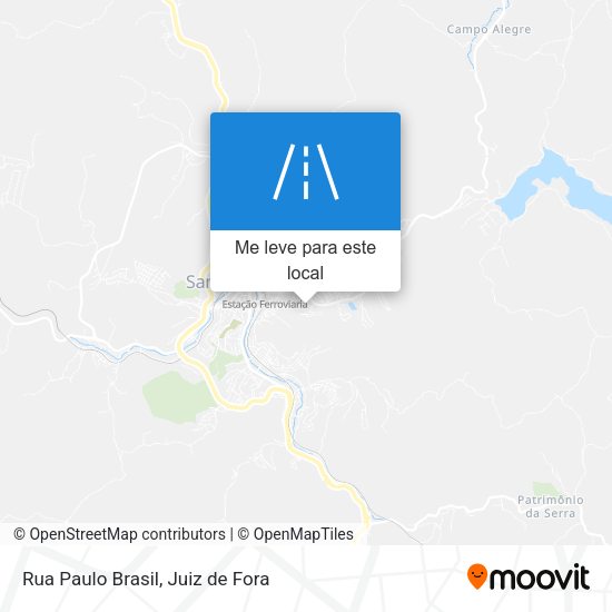 Rua Paulo Brasil mapa