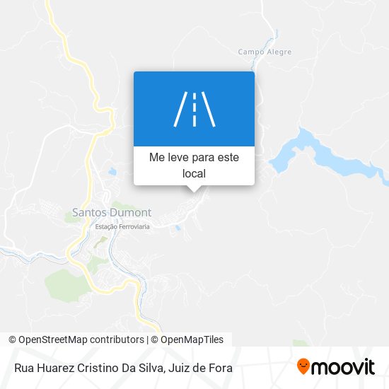 Rua Huarez Cristino Da Silva mapa