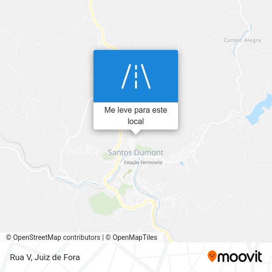 Rua V mapa