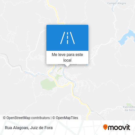 Rua Alagoas mapa