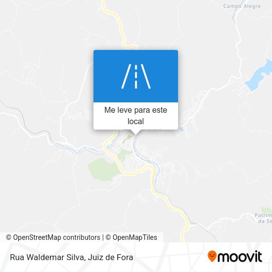 Rua Waldemar Silva mapa