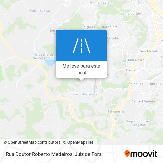 Rua Doutor Roberto Medeiros mapa