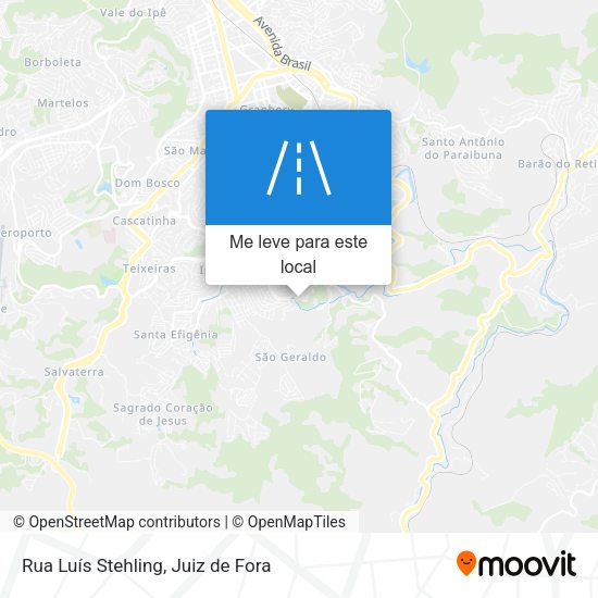 Rua Luís Stehling mapa