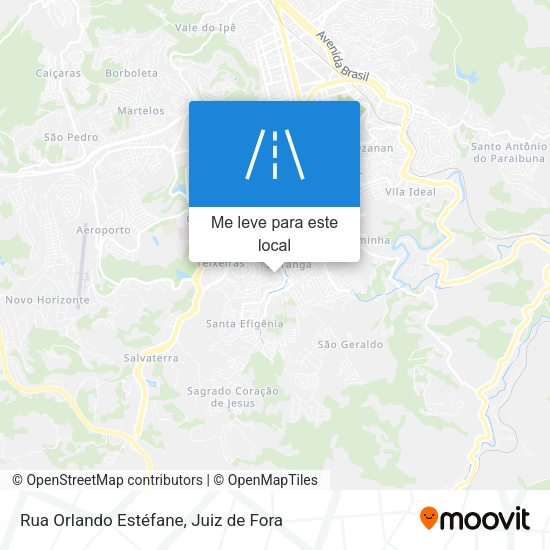 Rua Orlando Estéfane mapa