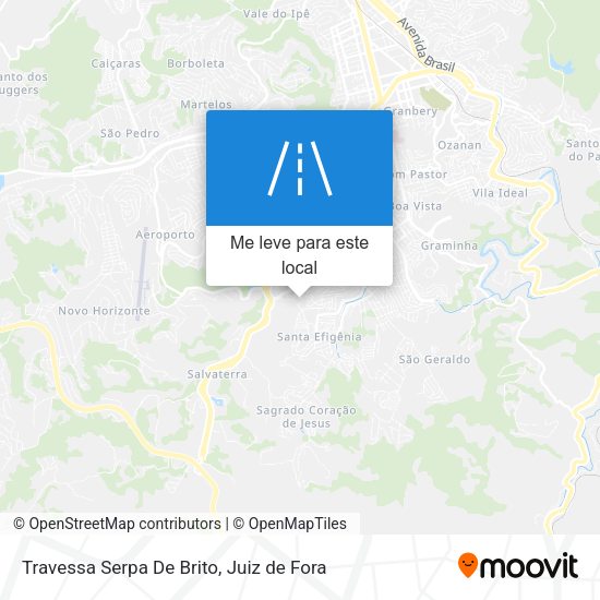 Travessa Serpa De Brito mapa