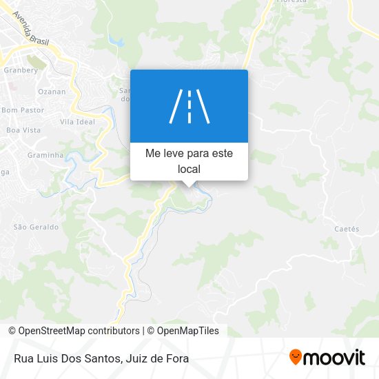Rua Luis Dos Santos mapa