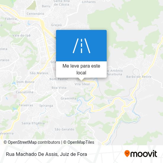 Rua Machado De Assis mapa