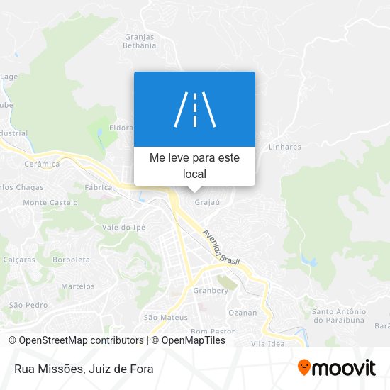 Rua Missões mapa