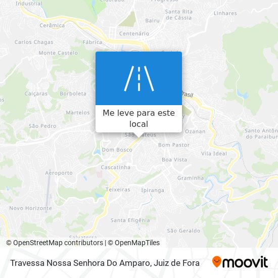 Travessa Nossa Senhora Do Amparo mapa