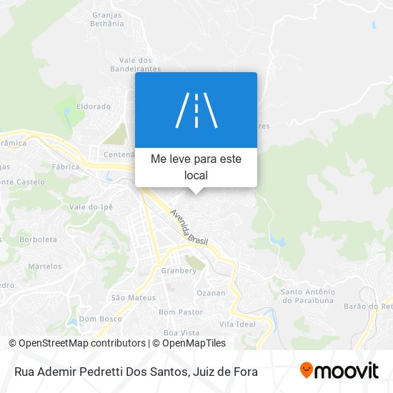 Rua Ademir Pedretti Dos Santos mapa