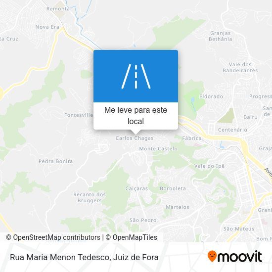 Rua Maria Menon Tedesco mapa