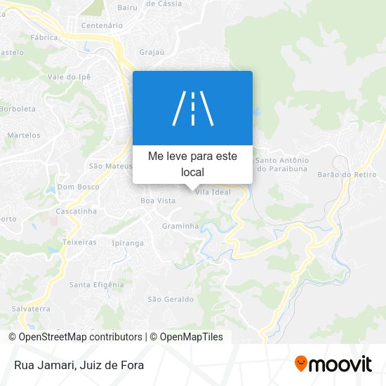 Rua Jamari mapa