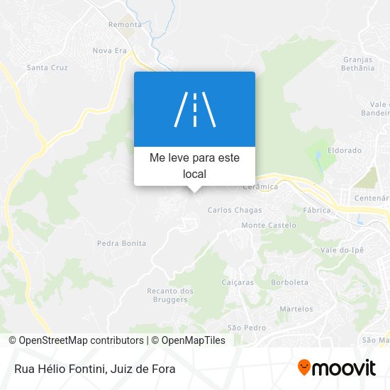 Rua Hélio Fontini mapa