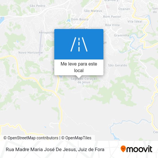 Rua Madre Maria José De Jesus mapa