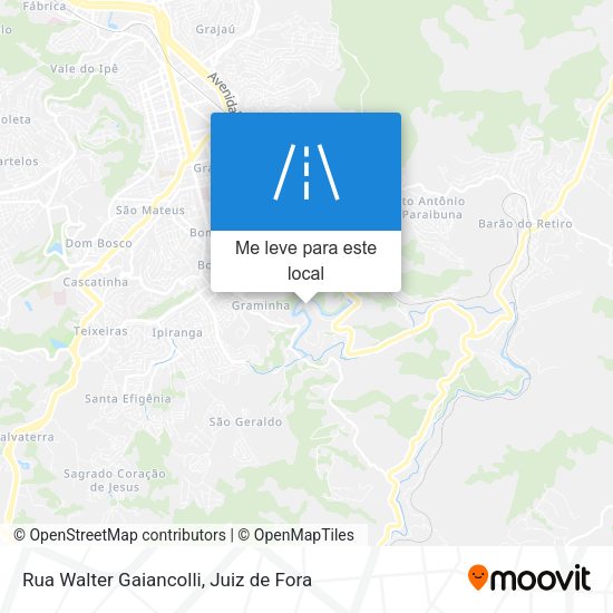 Rua Walter Gaiancolli mapa