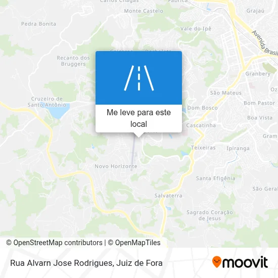 Rua Alvarn Jose Rodrigues mapa