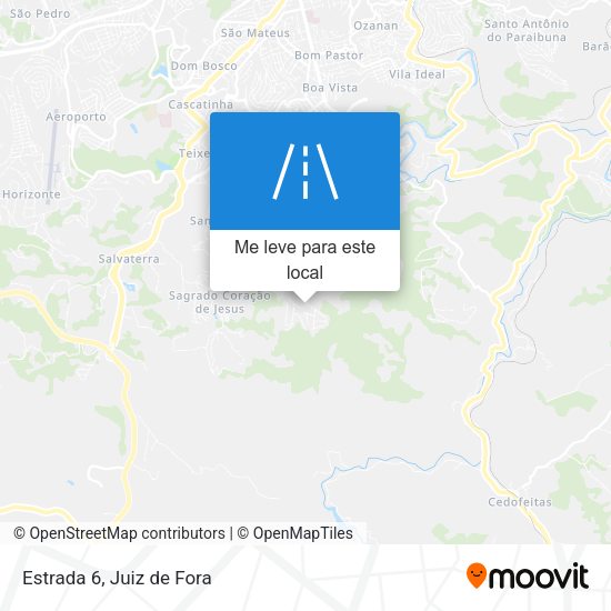 Estrada 6 mapa