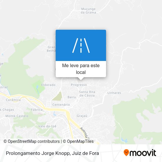 Prolongamento Jorge Knopp mapa