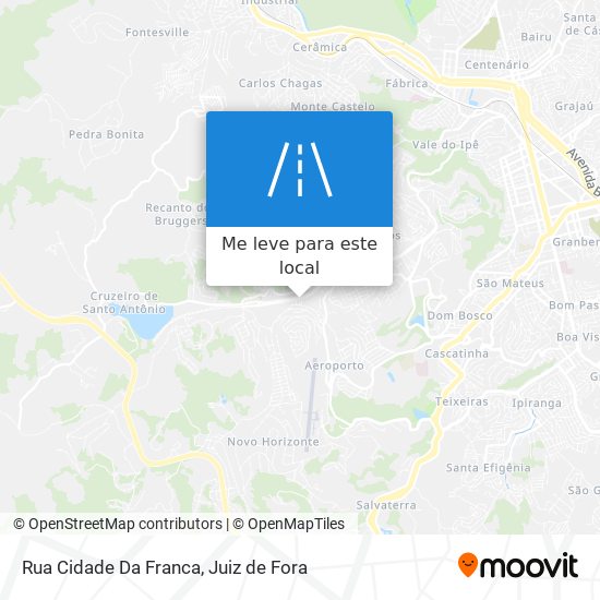 Rua Cidade Da Franca mapa