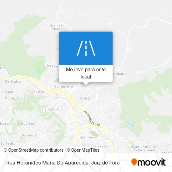 Rua Horanides Maria Da Aparecida mapa